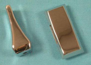 Seat Back Adjuster Knobs (pair): "Tall" chromed six-way seat knob and "FLAT" chromed base (for 1 seat). These are exact reproductions of the originals for B & E-body vehicles. These knobs are chrome plated and come with the allen set-screw installed. "Tall" & "Flat" knobs are distinctly different in shape. - discount exempt