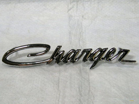 "Charger" grill nameplate