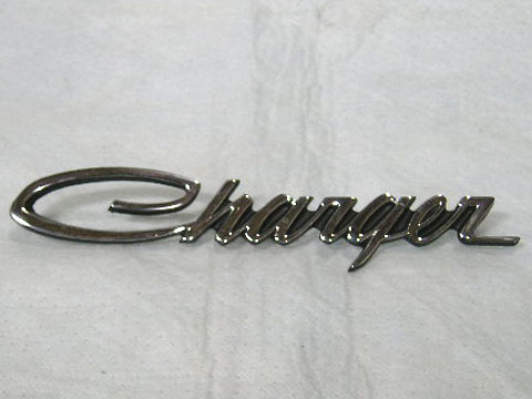 "Charger" grill nameplate