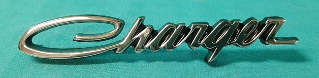 "Charger" tail panel nameplate.