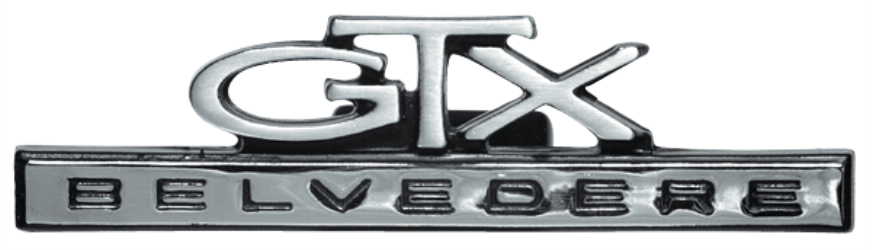 GTX glovebox emblem