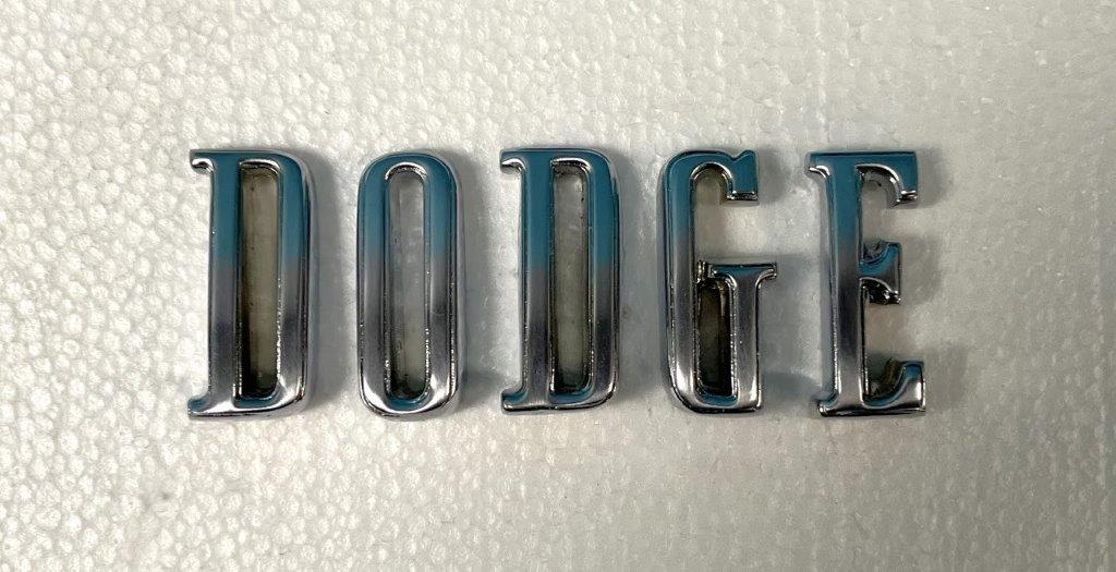Tail panel "DODGE" letter set.