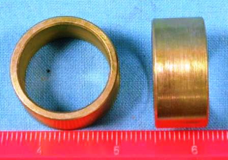 Bushing Rings:  This is the sleeve that was placed over the Rear Upper Control Arm bushing on many MOPAR cars.  It is a press fit of .003 to .005.  Use our UCA Bushing Installer #SD-23441 to press the sleeve on the UCA rear bushing.  Bushing Sleeve (each)