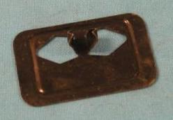 Hood Insulation Retaining Clip
Black Finish  2" x 1-1/4"  Offset Prongs