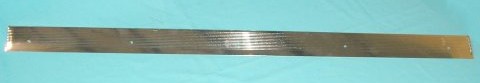 Sill Plate (one). Note: For 1960-62 Valiant & Lancer - Replaces both original sill plates with one plate (not stock).  Correct factory replacement for 1963-66 years.