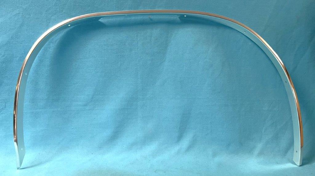 Front Drivers Side Wheel Trim Moulding - Please Note:  Rocker mouldings for these cars may require the bottom 1" of the wheel lip 
moulding to be trimmed so that it will not interfere with the rocker moulding - especially true 
for the 1968 year.