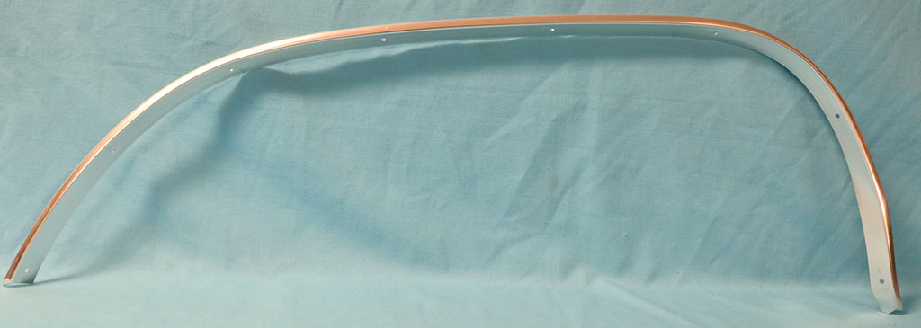 Wheel Trim Molding - Rear passenger side. These are made of aluminum (not stainless as they came in 1967 for the 1967 year only had stainless originally...after that they were aluminum). 2DR HARDTOP ONLY