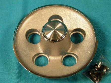 Ralley Wheel Center Cap - Small Bolt Pattern - Light Argent Cone-shaped Cap. Hardware is included