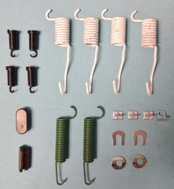Brake Hardware Kit 9" Front & Rear Drum hardware kit.  This does both sides 0r 2 drums.