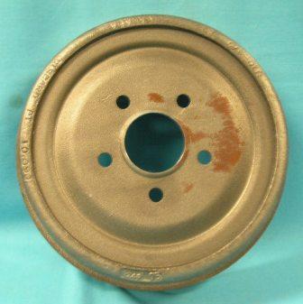 10" FRONT Brake Drum - Small Bolt Pattern. Price shown is each. 

Specs on drum:
outside dia. 12"
Inside dia. 10"
Width 3"
Heigth 3"
Brake Surface depth 70.9 mm
Center Bore dia. 58.8 mm
