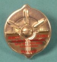 Metal Fuel Cap - 1962-64 B-Body w/o ECS - vented , 66-70 B-Body without ECS (Vented), 70-71 B-Body with ECS, 65-70    C-Body w/o ECS - vented, 69-70 B-Body Wagon without ECS (vented) and 1965 C-Body All, 66-68 C-Body Wagon, 69-70 Wagon without ECS, 1970-71 B-Body with ECS, 71 Barracuda to 5/71- metal fuel cap