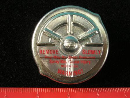 Metal Fuel Cap - 1971 B & C-Body & Cuda (from 5/71), 72-78 B-Body, 72-77 C-Body