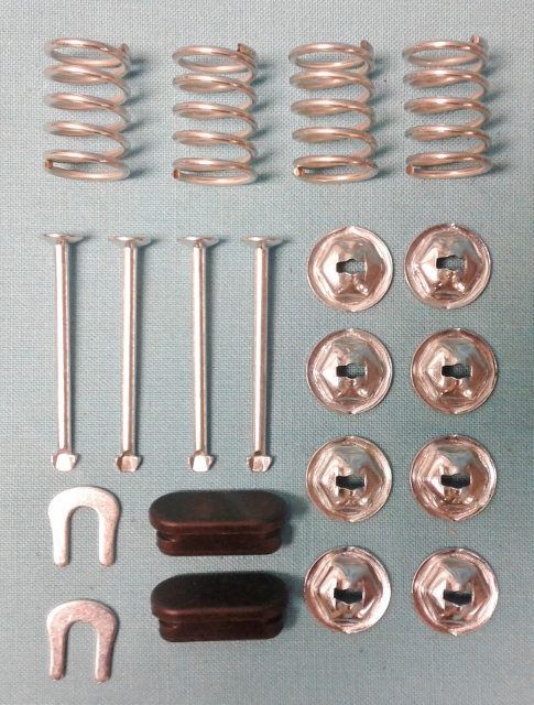 Brake Hardware kit - 10” holdown kit (set) for both sides of vehicle - rear brakes.