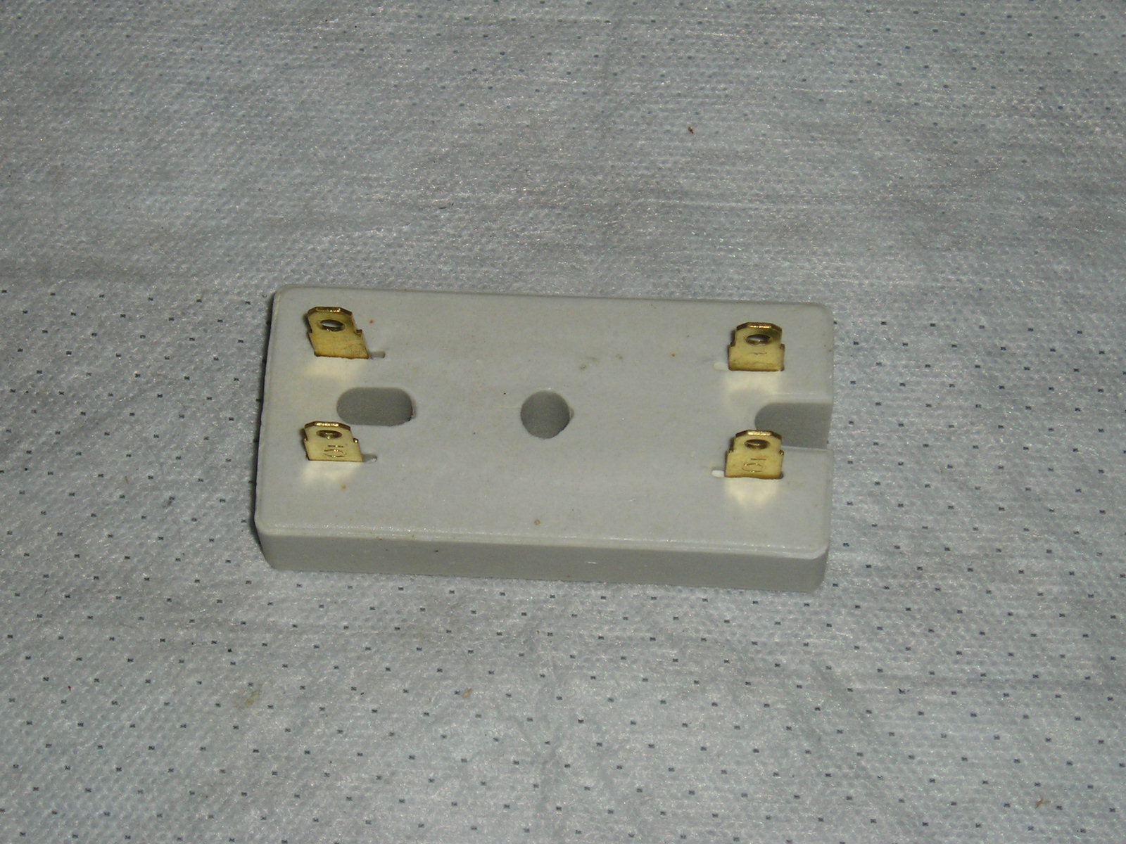 Ballast Resistor - Correct reproduction part with the same appearance as the original piece (4 prong);  mounting requires one screw (not included).  Note:  In 1971, 340 and Hemi models came from the factory equipped with electronic ignition.  In 1972, all high-performance cars had been converted and all models from 1973-and -later were sporting a factory-installed breakerless ignition