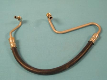 High-Pressure Power Steering Hoses Big Block with Saginaw pump. OEM Power Steering Pressure Hose.
Length: 35-3/4". 
Type of Ends: Male Inverted x Female Inverted. 
Thread Sizes: 5/8" x 1/2",