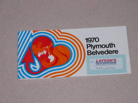 Plymouth Belvedere owner's manual