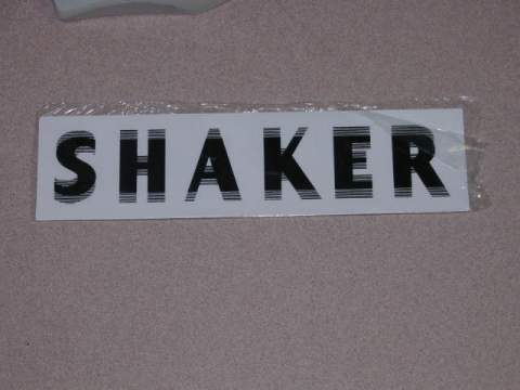 "Shaker" Under Hood Decal (Cuda/Challenger)