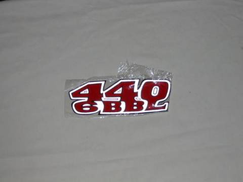 Road Runner "440 6 BBL" Hood Decal