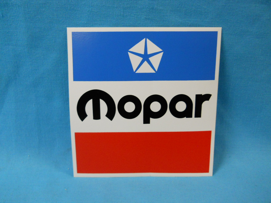 6-1/2" Square mopar decal