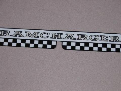 "RamCharger" Air Box Decal