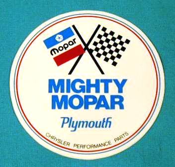 "Mighty Mopar" 5-1/2" diameter