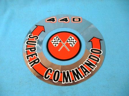 Air Cleaner Decal, Plymouth Super Commando 440 - Plymouths