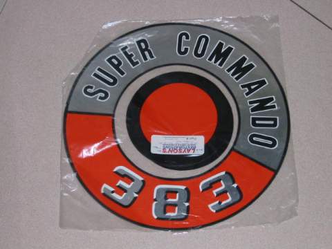 Air Cleaner Decal, Plymouth Super Commando 383 Decal - PLYMOUTHS