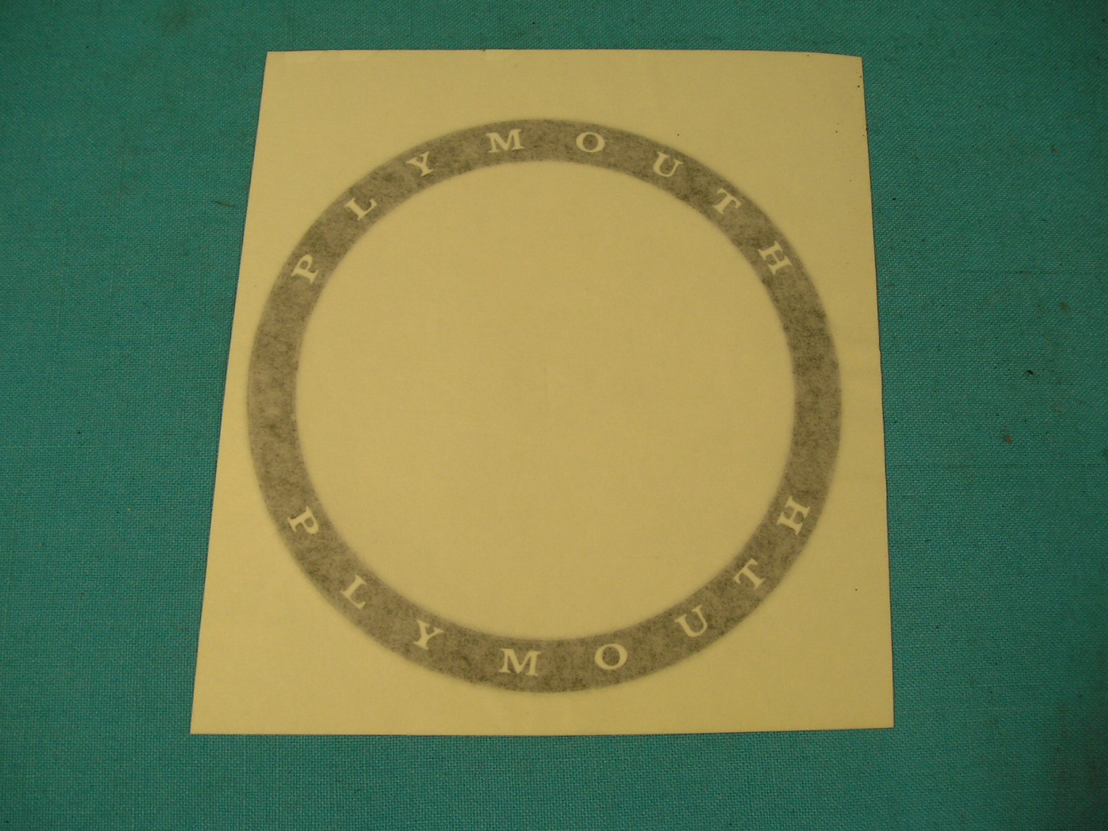 Road Runner "Header Panel" circle decal