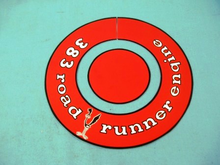 Air Cleaner Decal, Road Runner 383