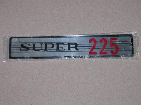Air Cleaner Decal - Plymouth Super 225 Air Cleaner Decal