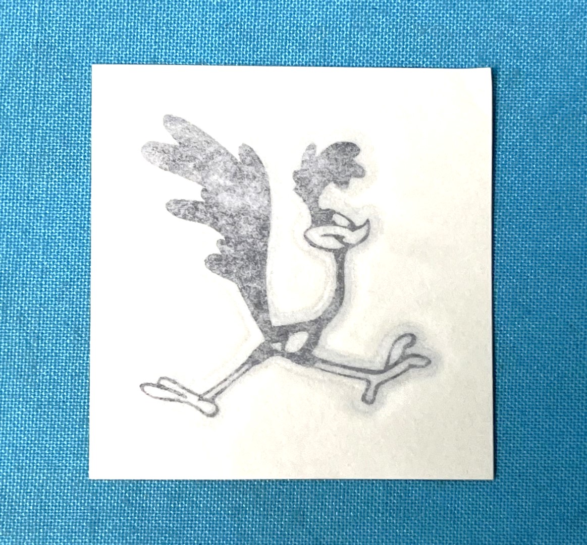 Passenger side "Road Runner" door bird
