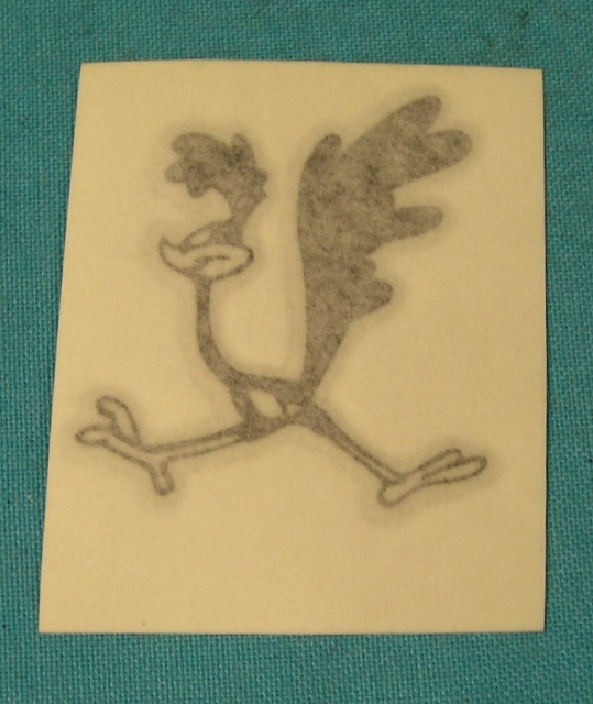 Drivers side "Road Runner" door bird