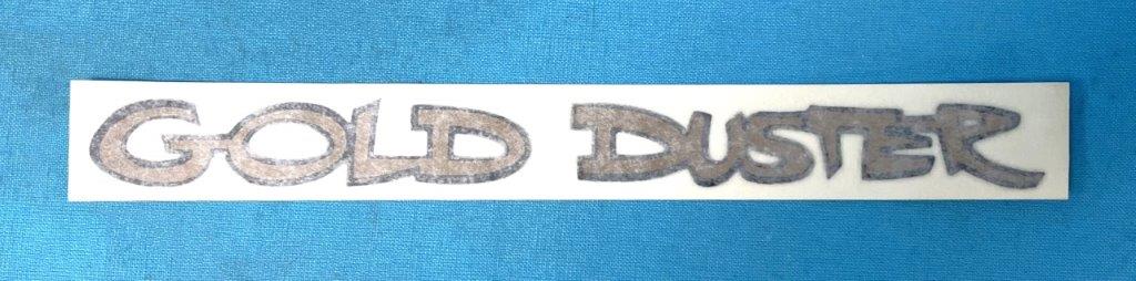 "Gold Duster" Fender/Deck Lid Panel