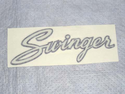 Dart "Swinger" Fender/Deck Lid Decal