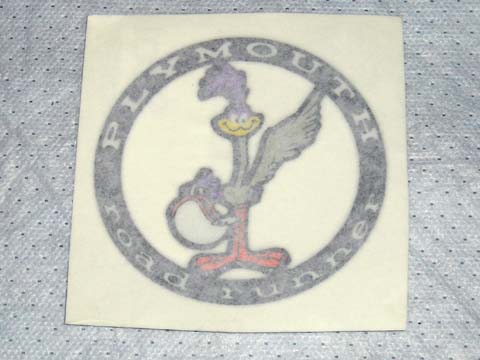 Road Runner Deck Lid "Circle Bird" Decal