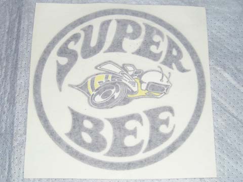 "SuperBee" Passenger side Quarter Panel Decal - Black
