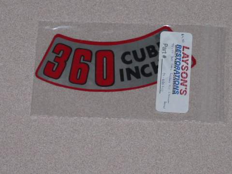 Jack instruction Decal - Original Chrysler part #3686 771