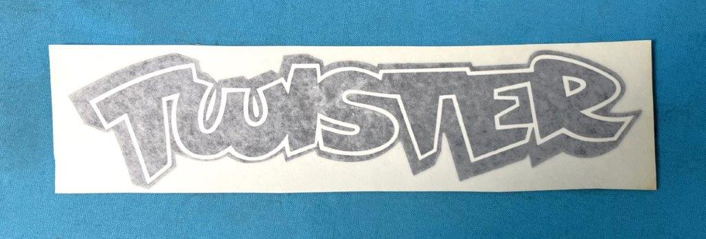 Duster "Twister" Quarter Panel Decal (black)