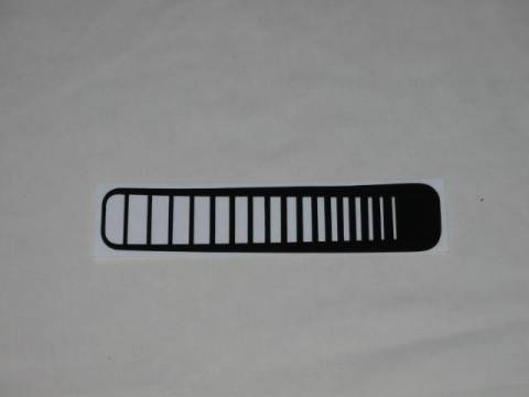 Charger "Ralley" Door Depressions 10" required-Please indicate color (black, red, white, flat black)