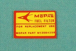 Fuel Filter Decal (all)