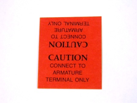 Generator Caution Tag (all)