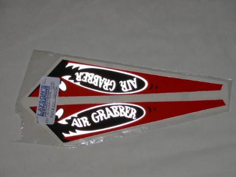 "Air Grabber" teeth decal (pair)