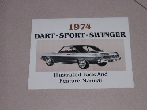 Illustrated Facts & Feature Man - Dodge Dart/ Demon/ Swinger