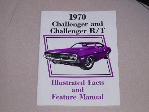 Illustrated Facts & Feature Man - Dodge challenger
