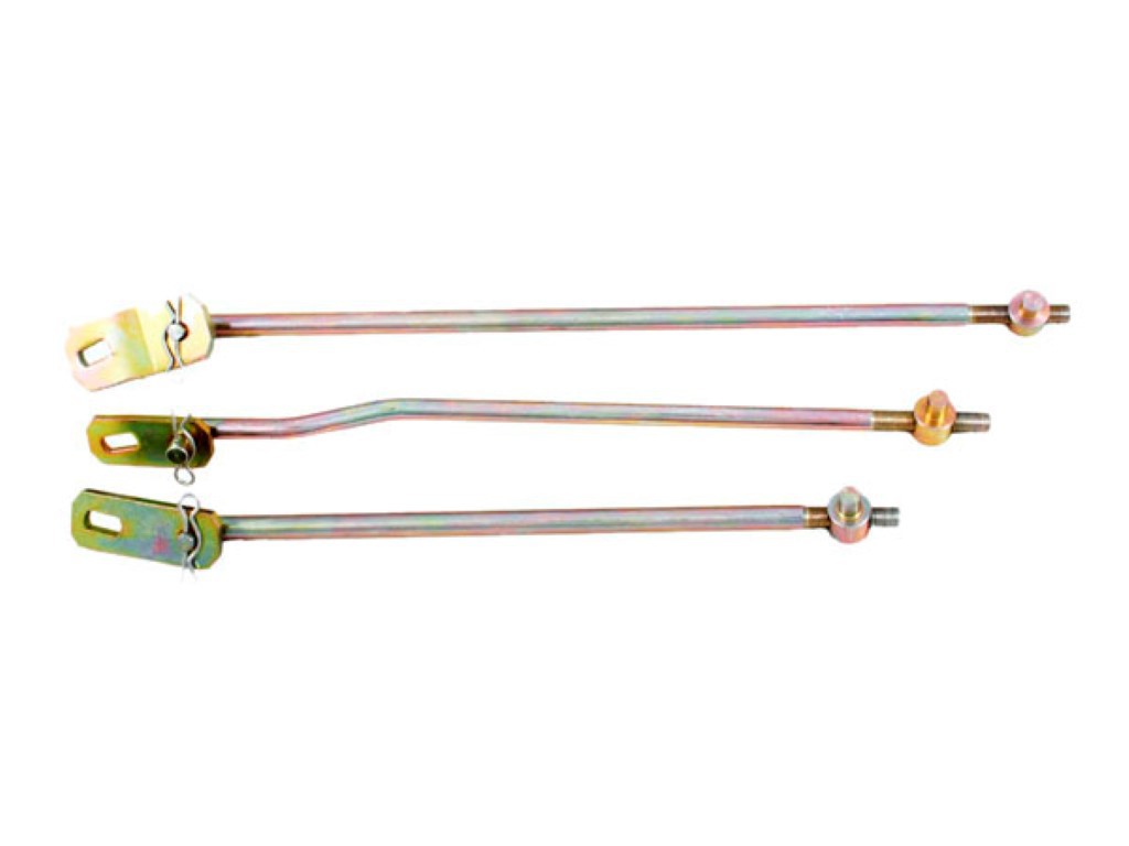 Shift Rod Lever Sets 4 speed shift rod lever set.  Comes with 3 levers, 3 swivels and 3 clips. (discount exempt)