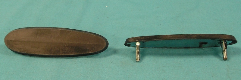 Rubber pads only (pair)- 1963 these are the front and rear.  For 1964 these are the rear only.  For 1965 these are the front and rear pads.  PLYMOUTHS