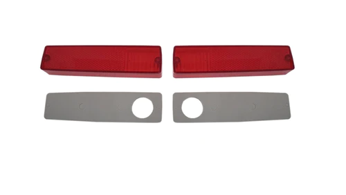 REAR RED SIDE MARKER LENSES - Pair