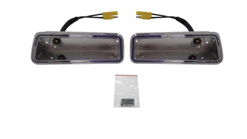 FRONT SIDE MARKER BEZELS (HOUSINGS) - Pair - discount exempt