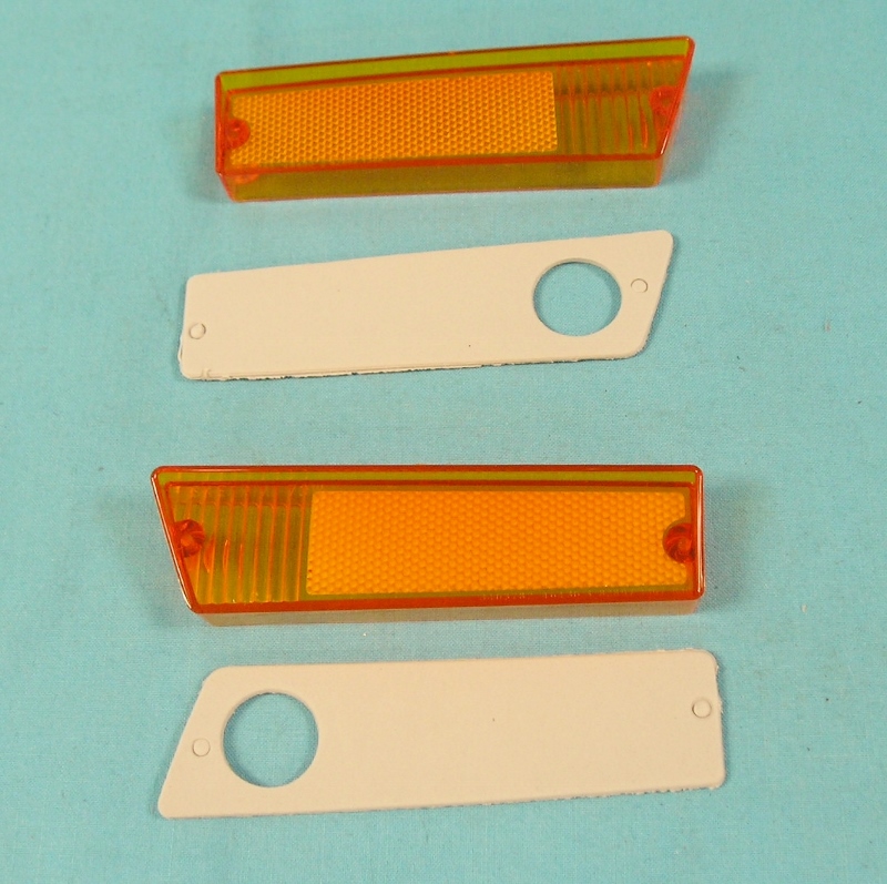 Front Side Marker Lens - Amber (pair)