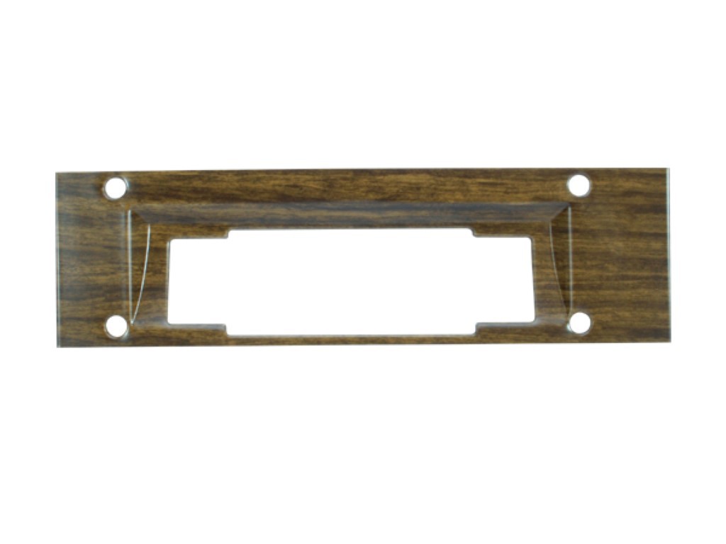 Woodgrain 8 Track bezel - discount exempt